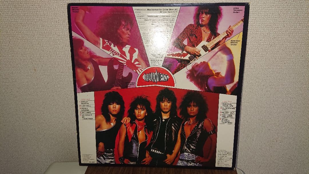 LOUDNESS THUNDER IN THE EAST LPレコードアルバム