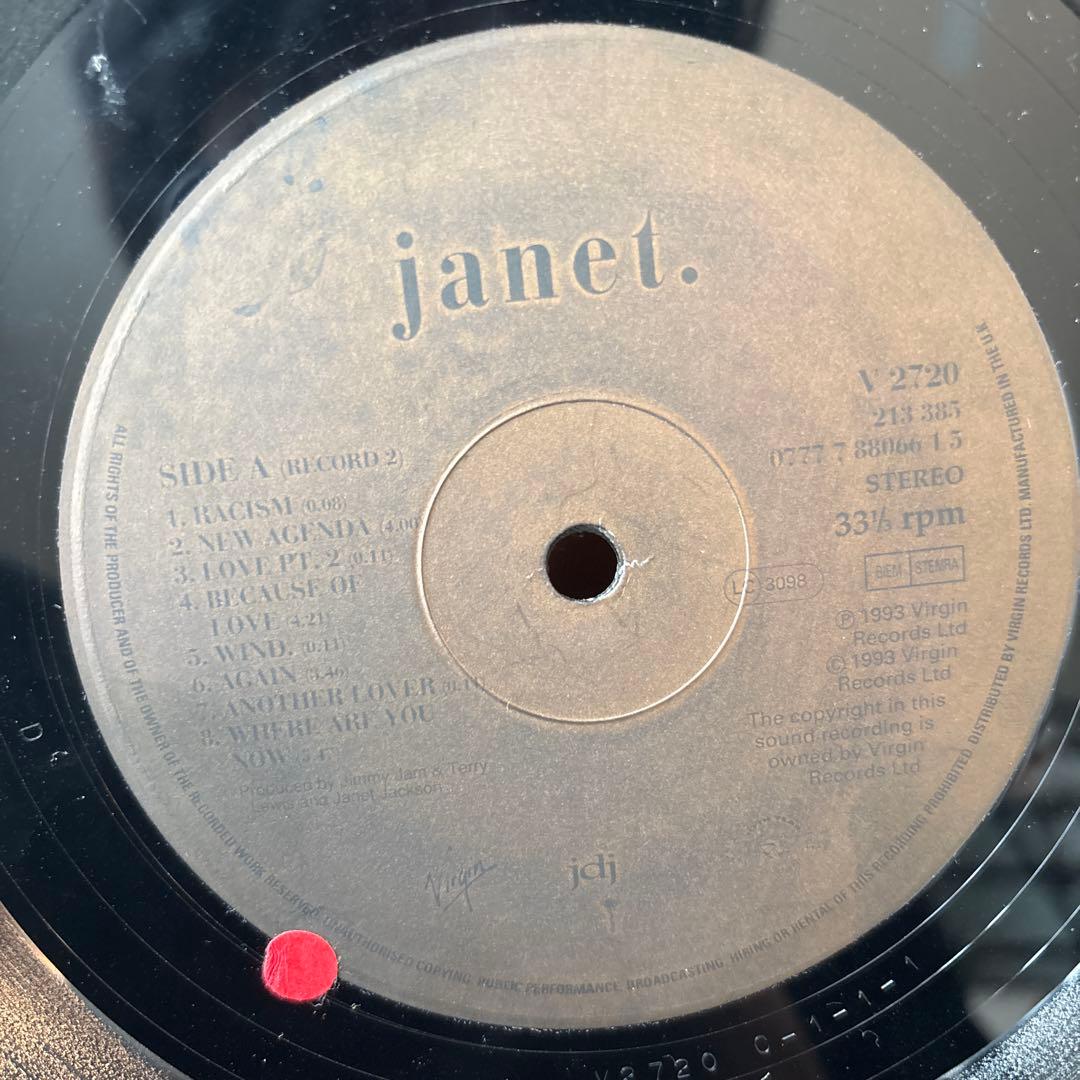 レア盤Janet. / ジャネット・ジャクソン 93年 オリジナル