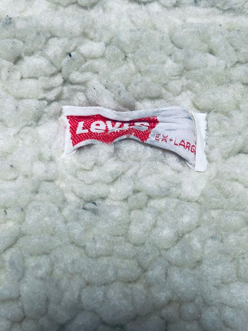 70s USA製 オレンジタブ Levi's 60605 デニム ボアベスト