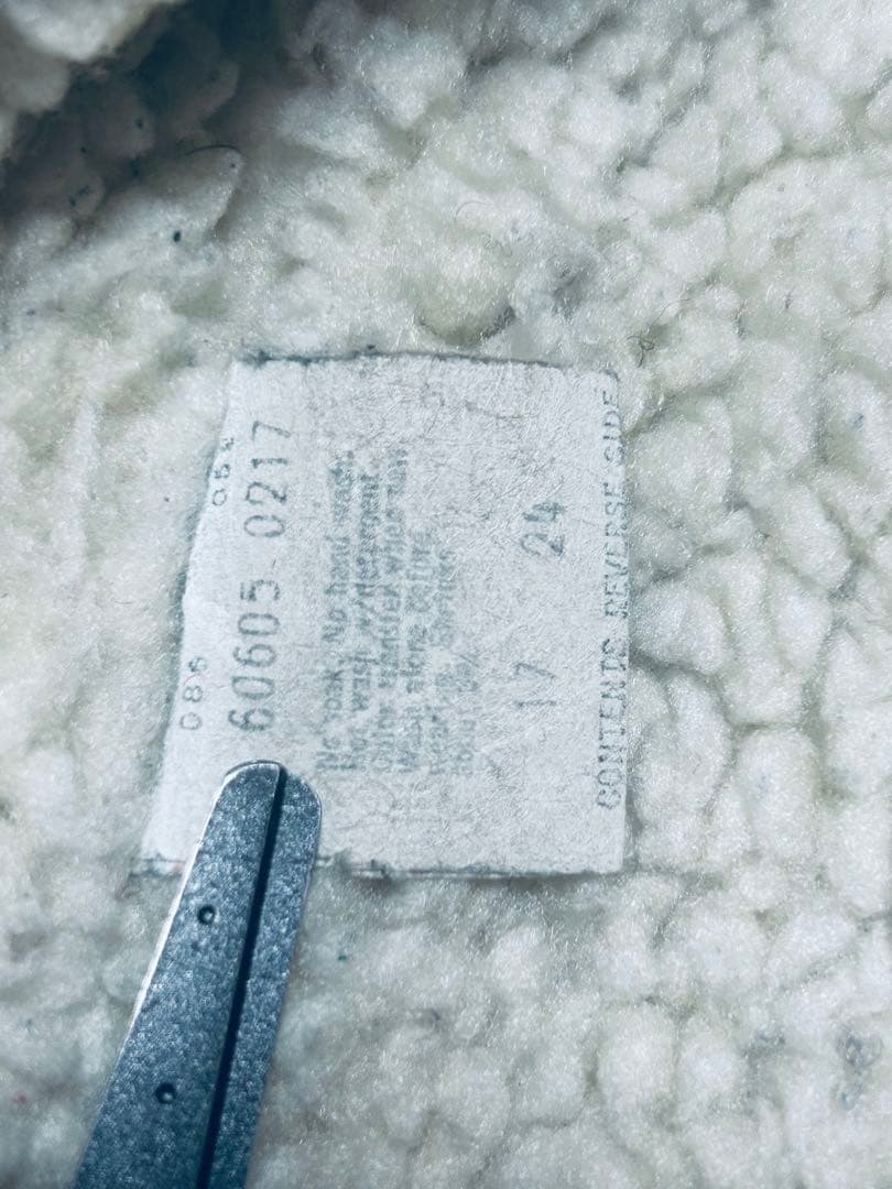 70s USA製 オレンジタブ Levi's 60605 デニム ボアベスト