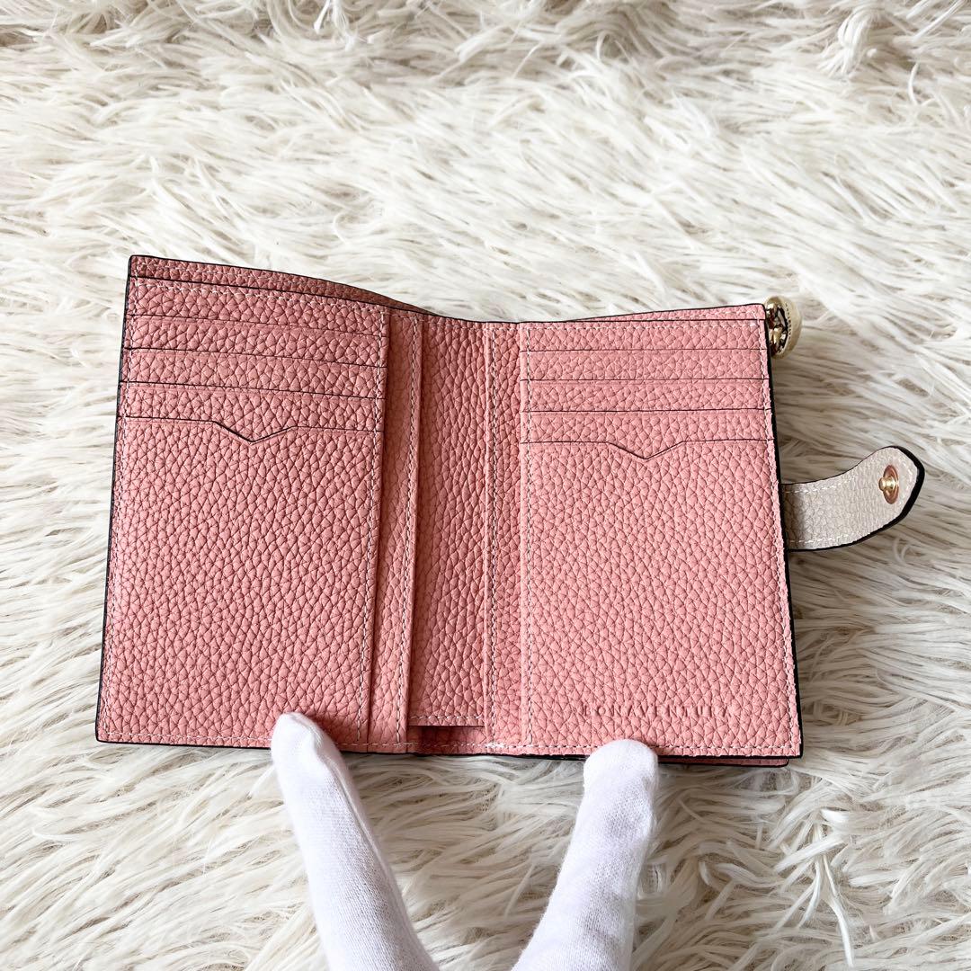 新品未使用✨　ボナベンチュラ　二つ折り財布　ベルテッドミディアム　レザー