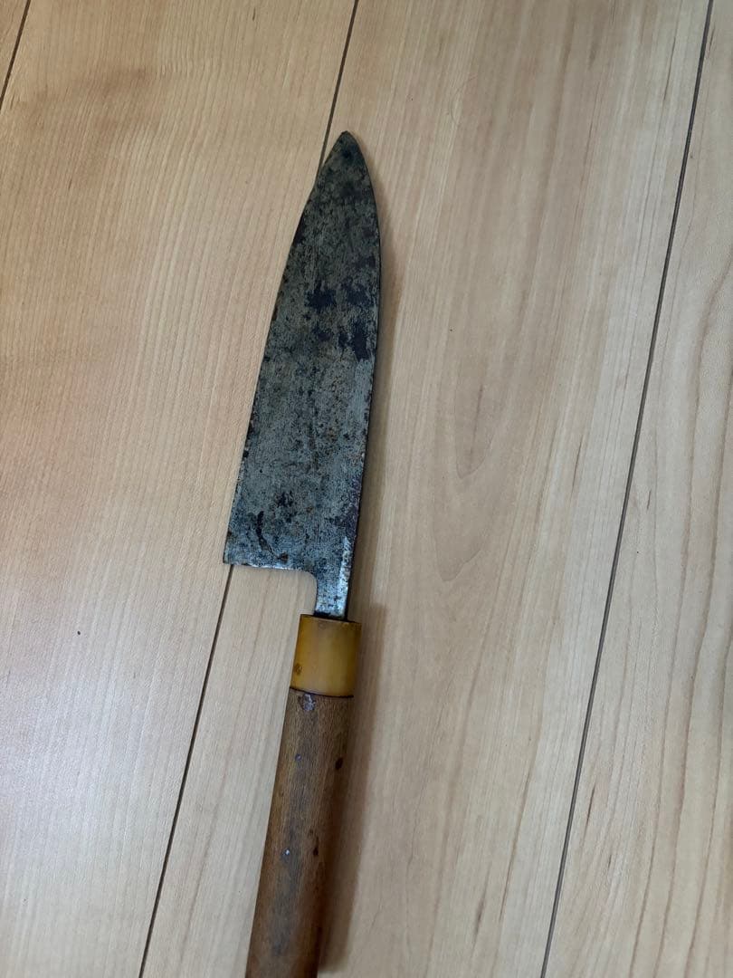 正本総本店出刃包丁 全長34cm 刃渡20cm厚さ80mm