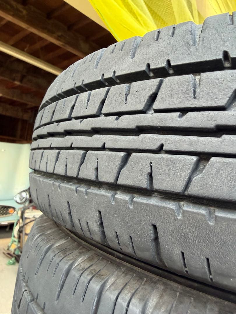 送料無料。溝有り。軽トラ。 国産ダンロップ145/80R12夏タイヤ4本セット。