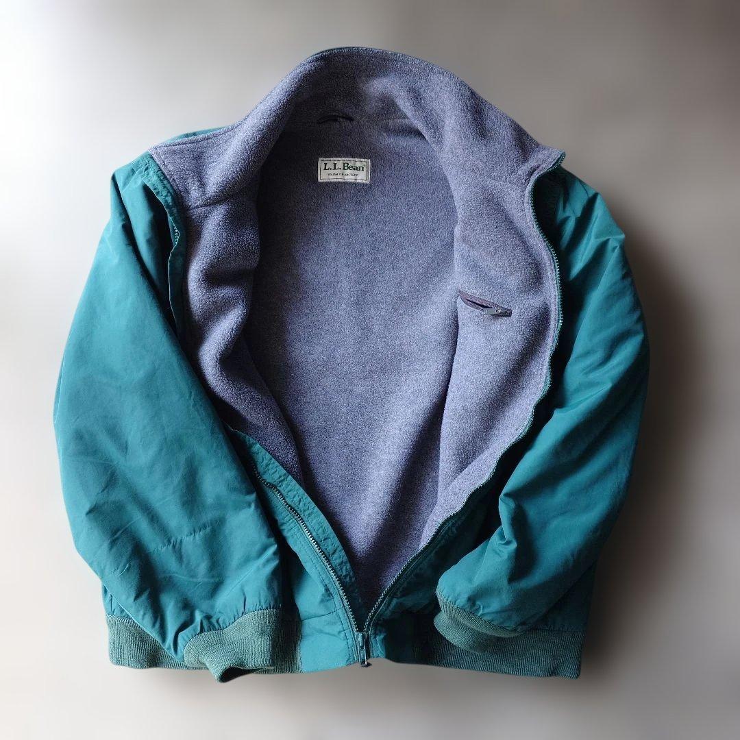 80年代 LL bean 旧 タグ ワームアップジャケット フリース ナイロン