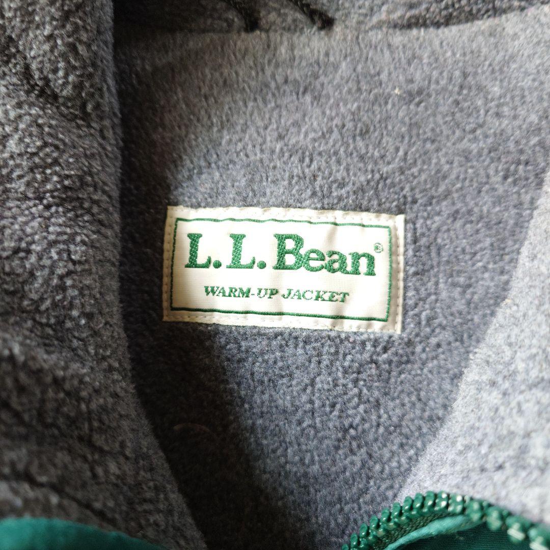 80年代 LL bean 旧 タグ ワームアップジャケット フリース ナイロン