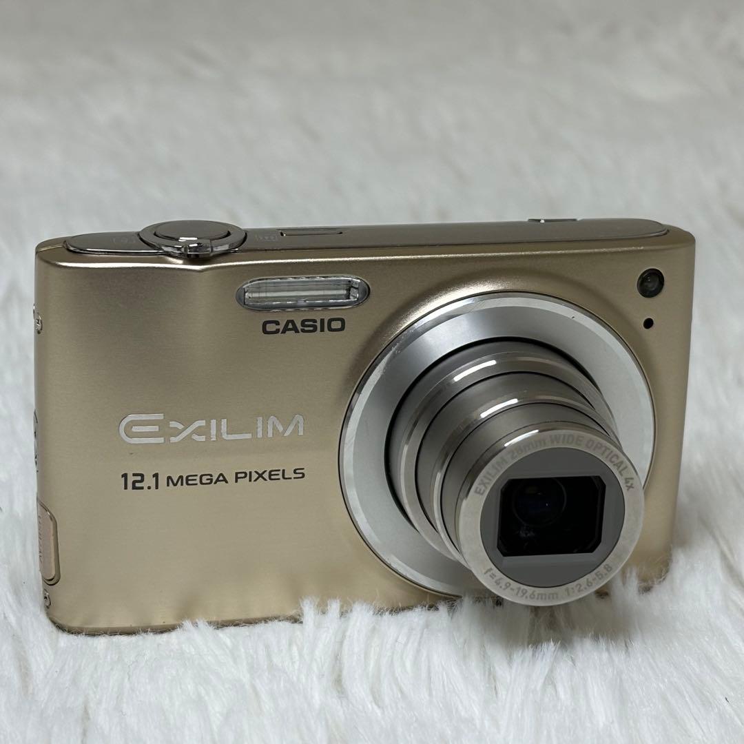 CASIO カメラ　EX-Z400 充電器　ゴールド　コンデジ　動作品