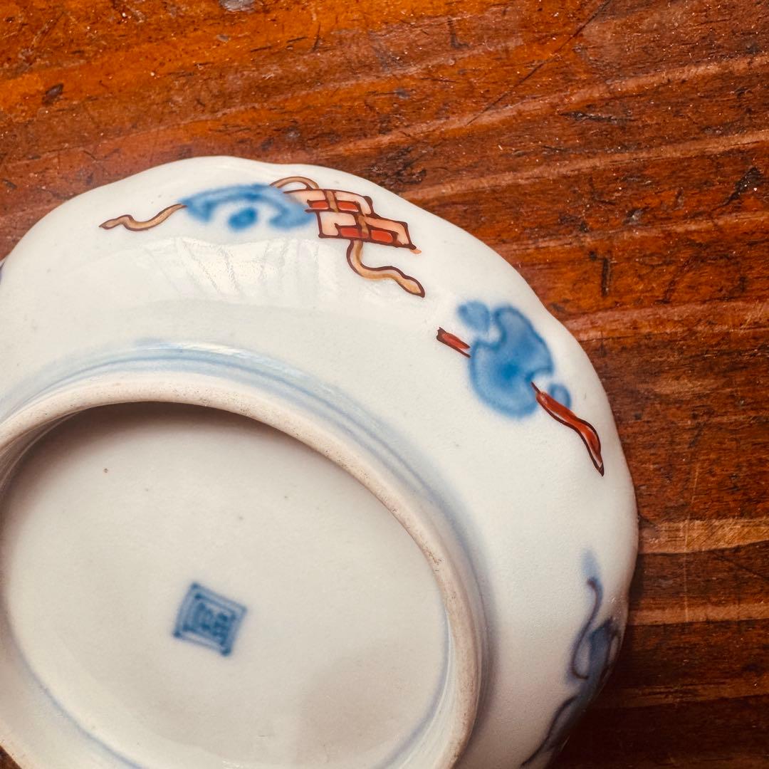 ご注文用　おまとめ2枚　骨董皿　伊万里　金襴小皿　葛籠文　お雛様