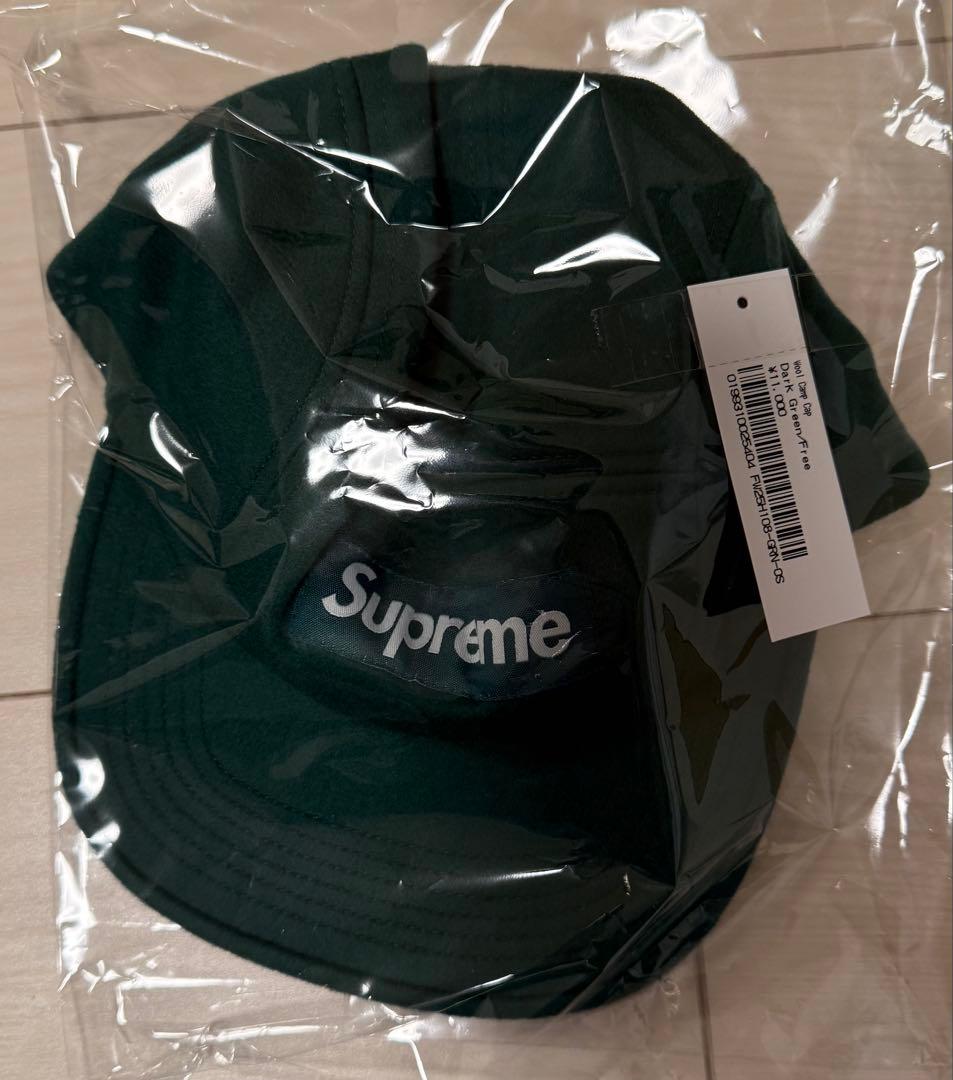帽子 Supreme Wool Camp Cap Dark Green