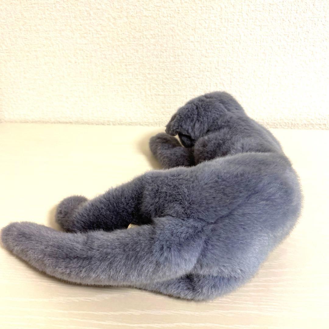 m*q様 希少 当時物 童心 グレー 猫 ぬいぐるみ 日本製 dousin 昭和