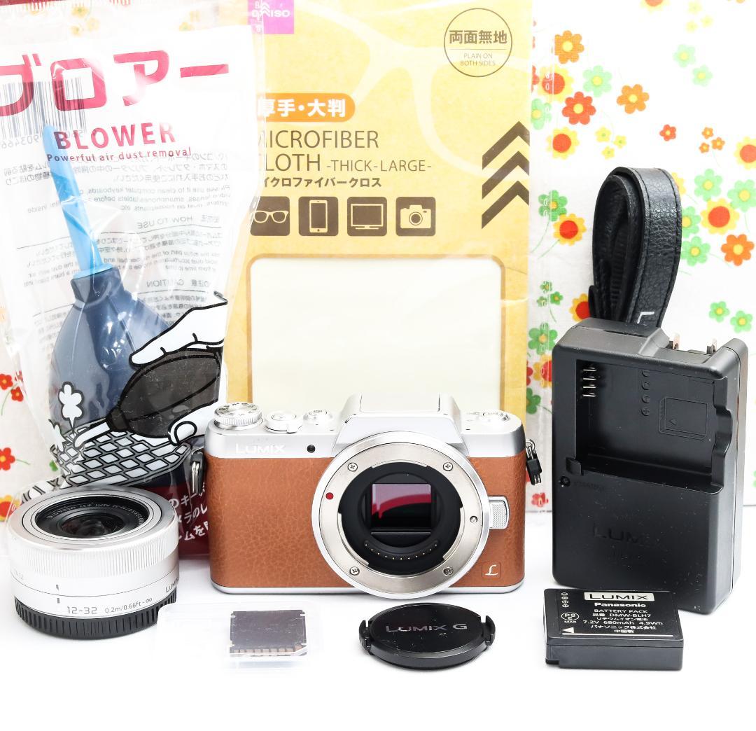パナソニック LUMIX GF7 ☆大人気ブラウンカラー☆WIFI転送＆自撮り