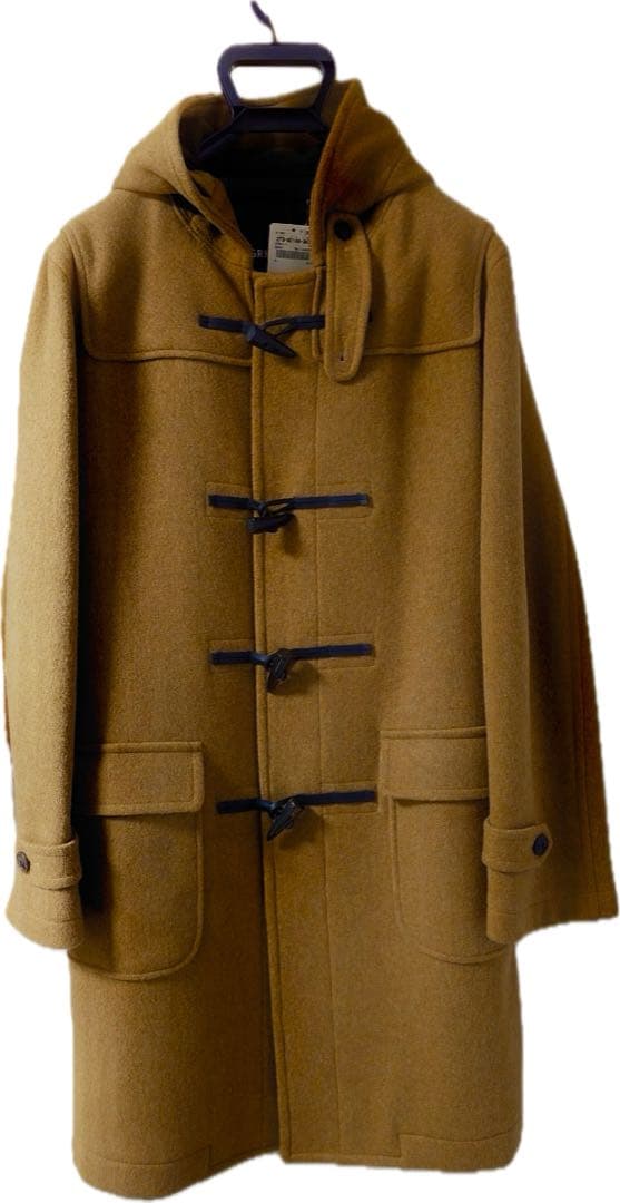 【新品 タグ付き】グレンフェル ダッフルコート キャメル フードつき