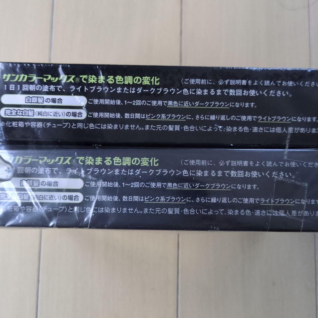 Sun Color Max ヘアクリーム 75g 白髪染め メンズ　2個セット