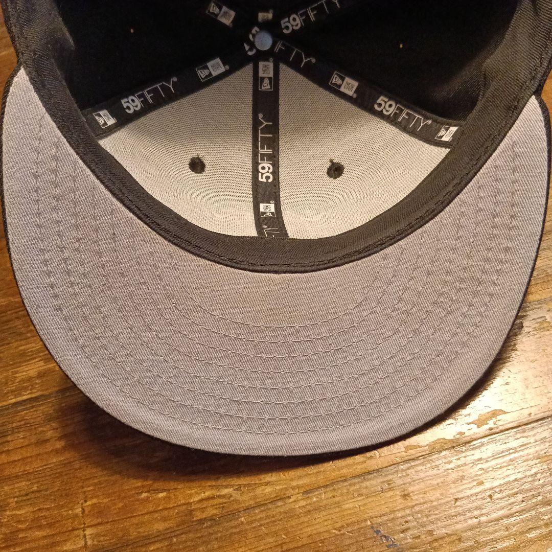 Supreme 59FIFTY ブラック キャップ 7 1/2　ニューエラ