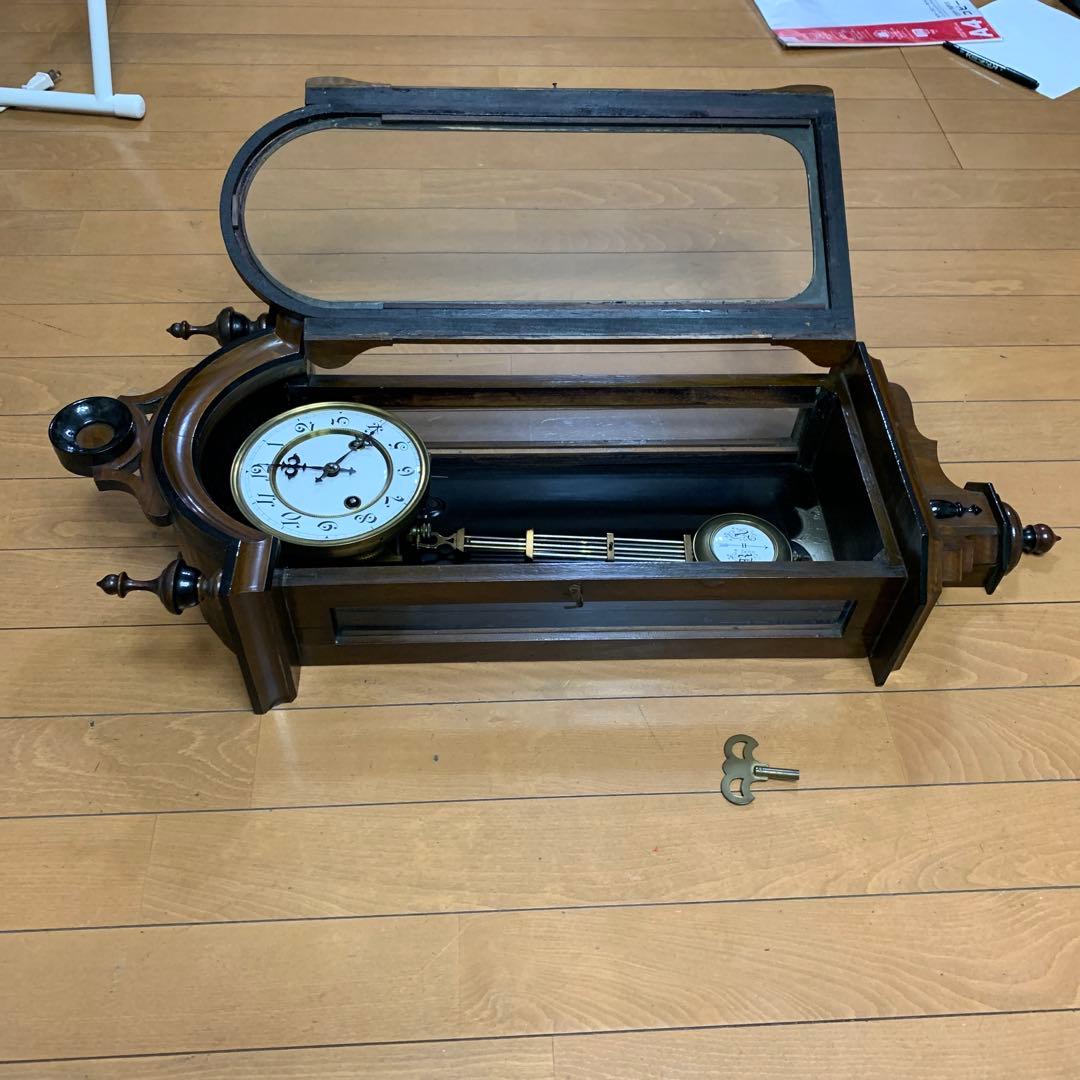 精工舎　振り子時計　クラシック木製掛時計 約76cm