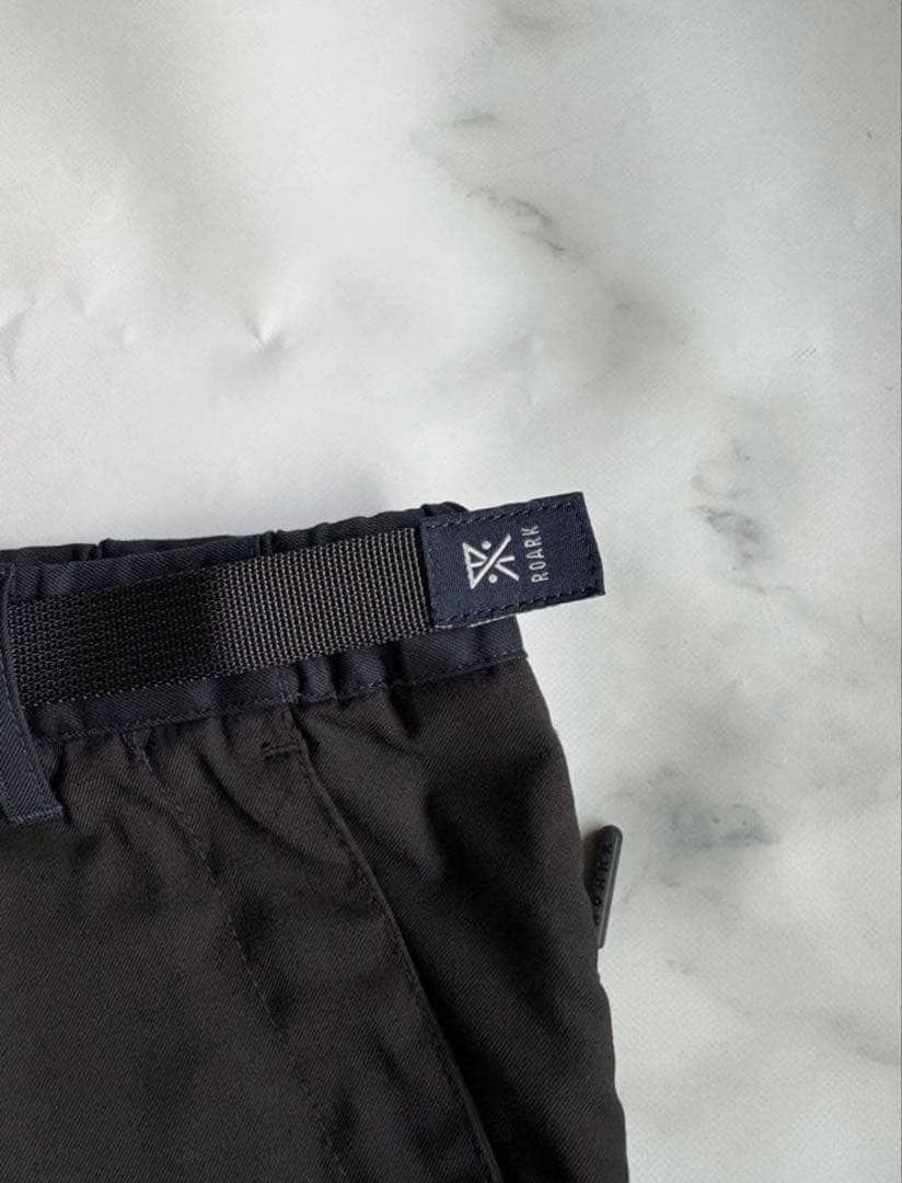 くに完売品 ROARK ロアーク トラベルパンツ ブラック Lサイズ