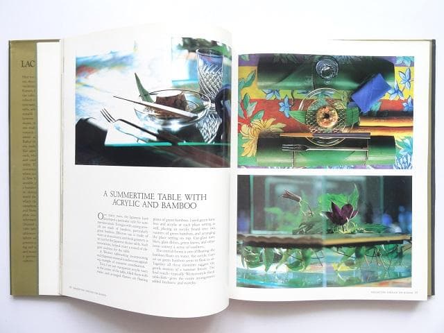 洋書◆漆と銀 西洋のテーブルに東洋の優雅さを 本 食器 カトラリー インテリア