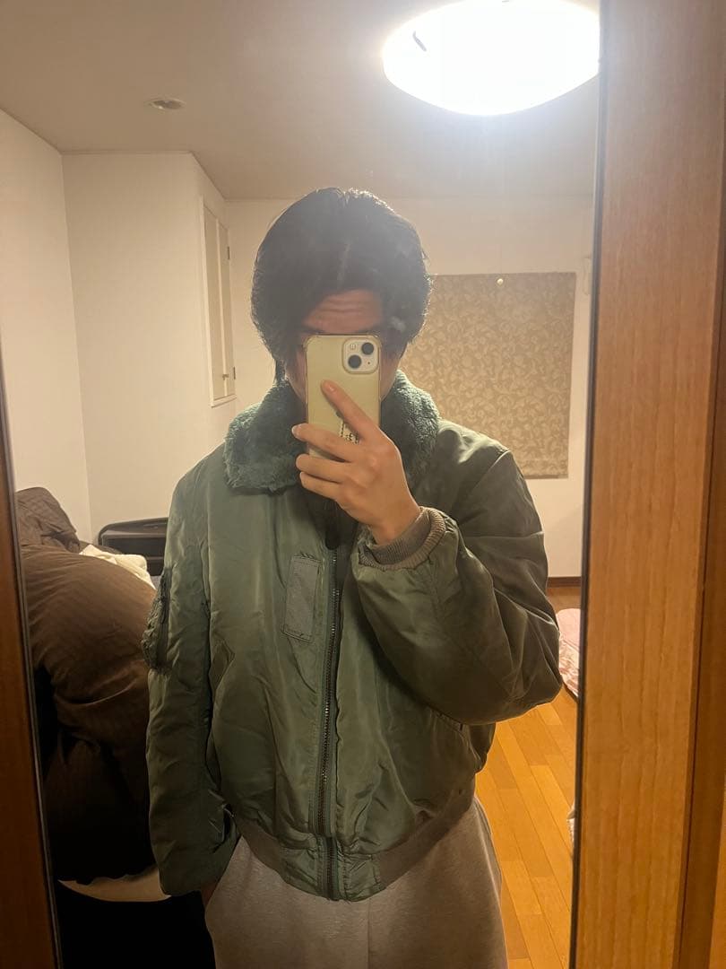 超破格 USA製 50s復刻 Alpha B-15D flight jacket