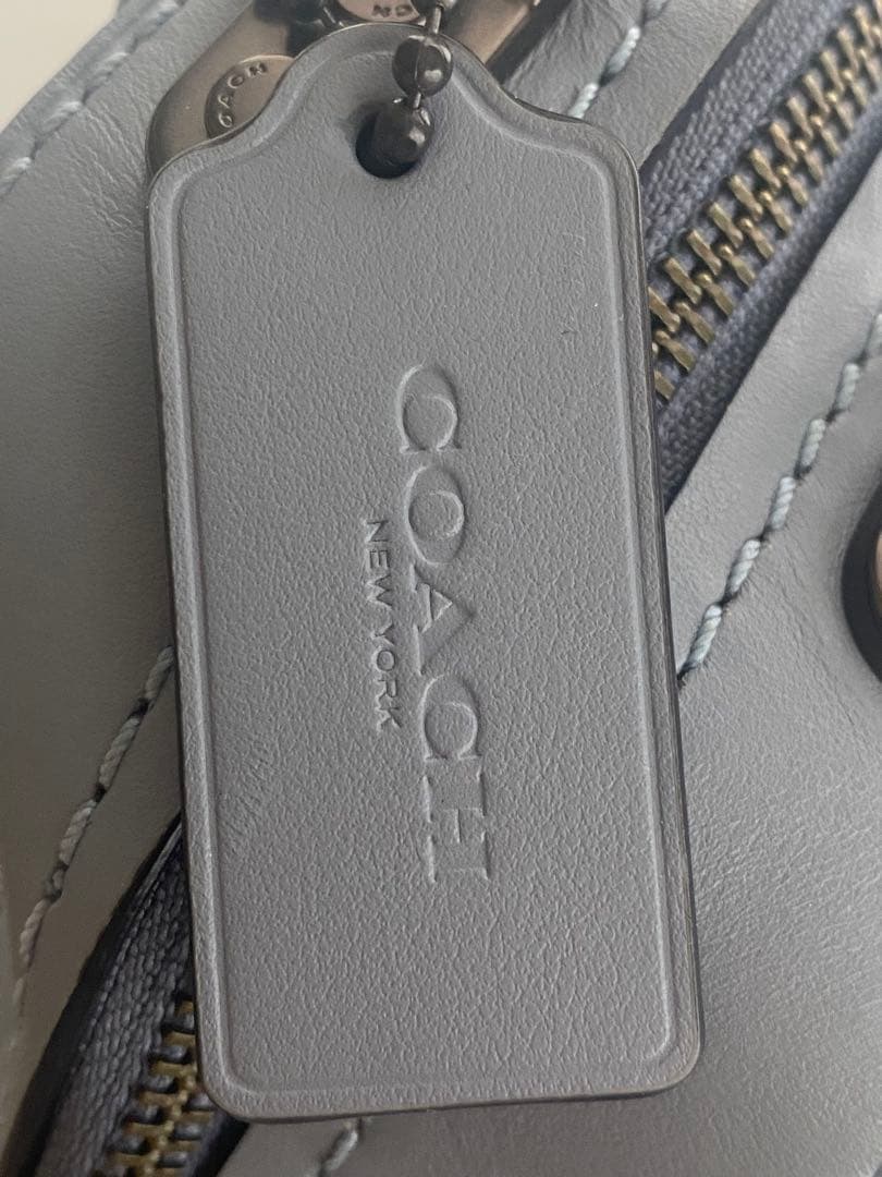 coach ボストンバッグ 水色