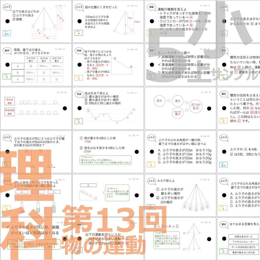 中学受験【5年上 理科 全セット 1-19回】組分けテスト対策 予習シリーズ