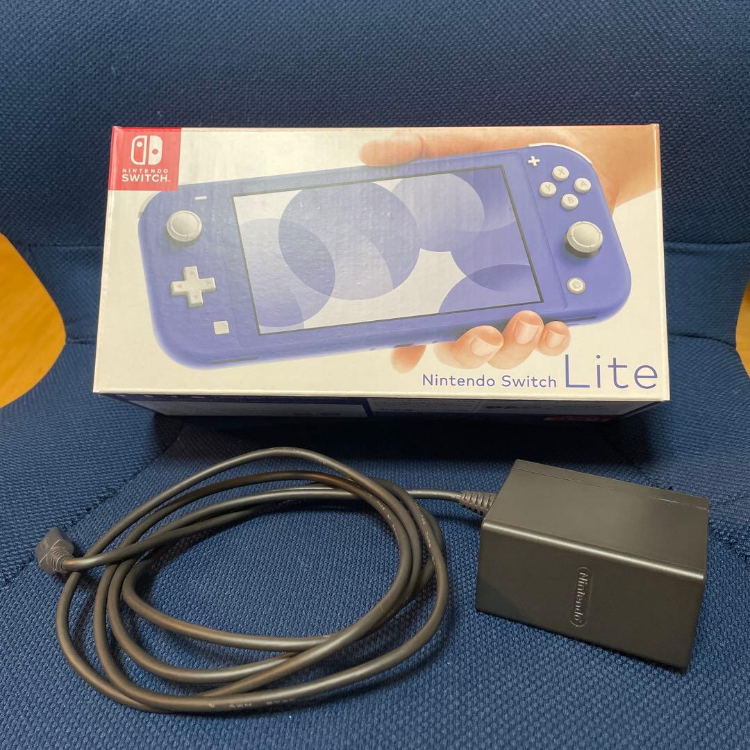 Switch Nintendo Lite ケース付き　ブルー