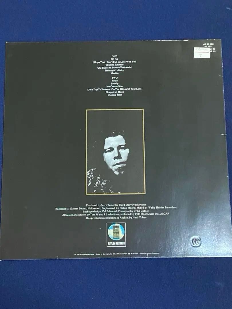TOM WAITS CLOSING TIME トム・ウェイツ