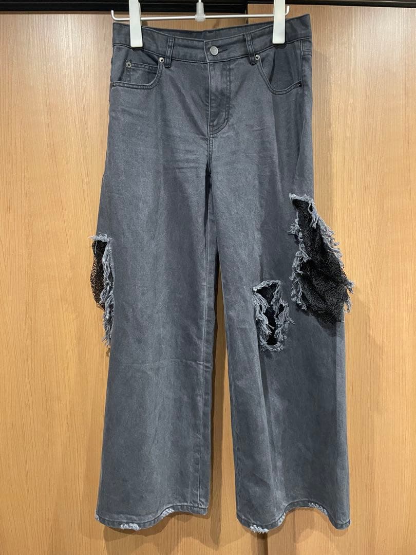 igi HIDDEN LACE CLASH DENIM レースクラッシュデニム