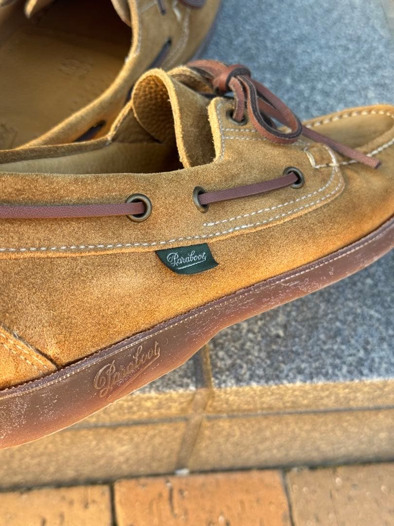 Paraboot（パラブーツ） デッキシューズ スエード レザー