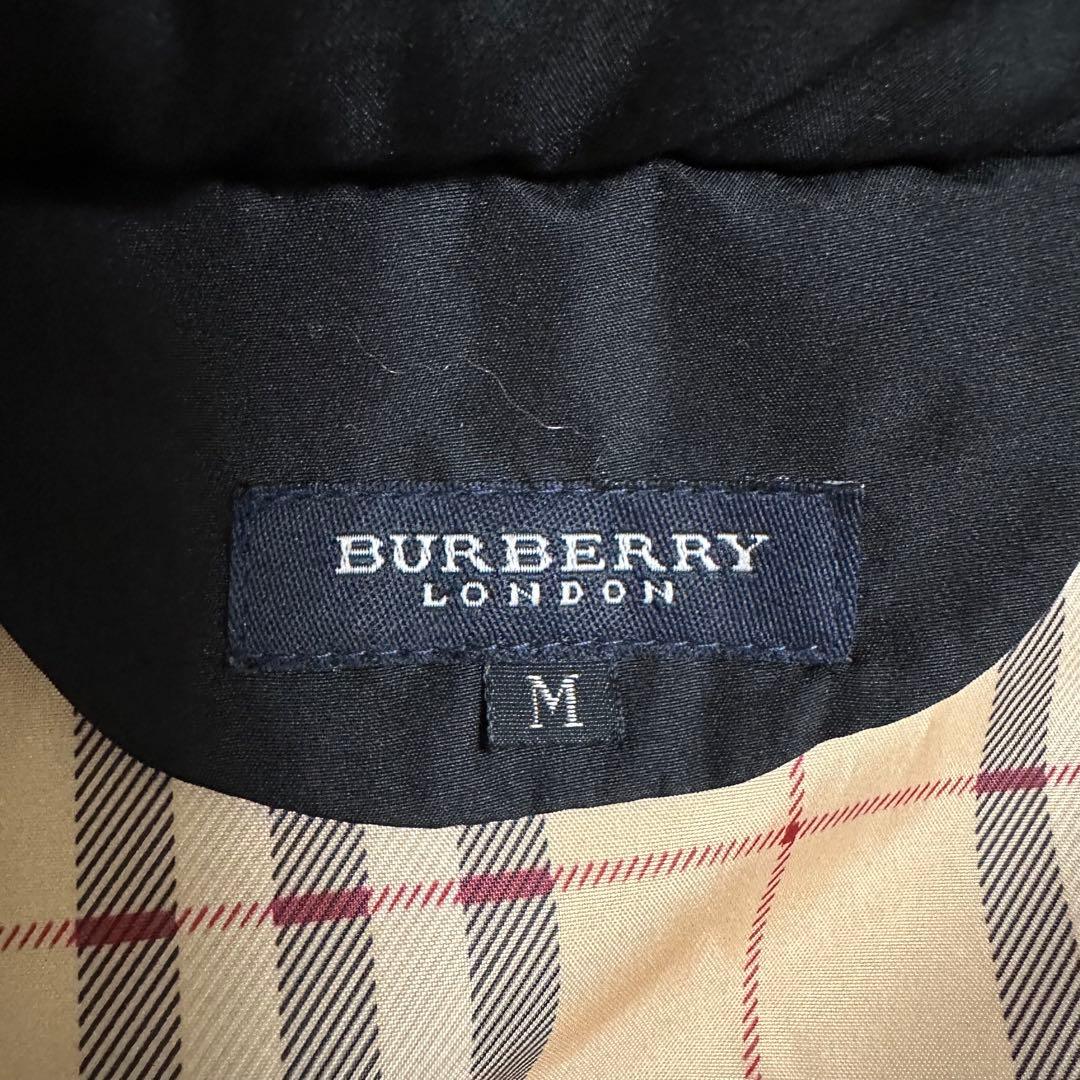 【BURBERRY】バーバリーロンドン モッズコート ノバチェック ブラック