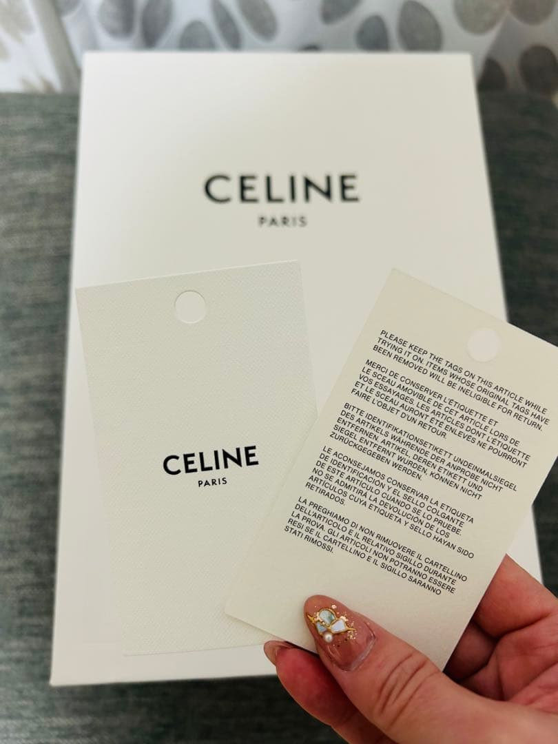 CELINE ウール ベースボールキャップ グレー/ブラック