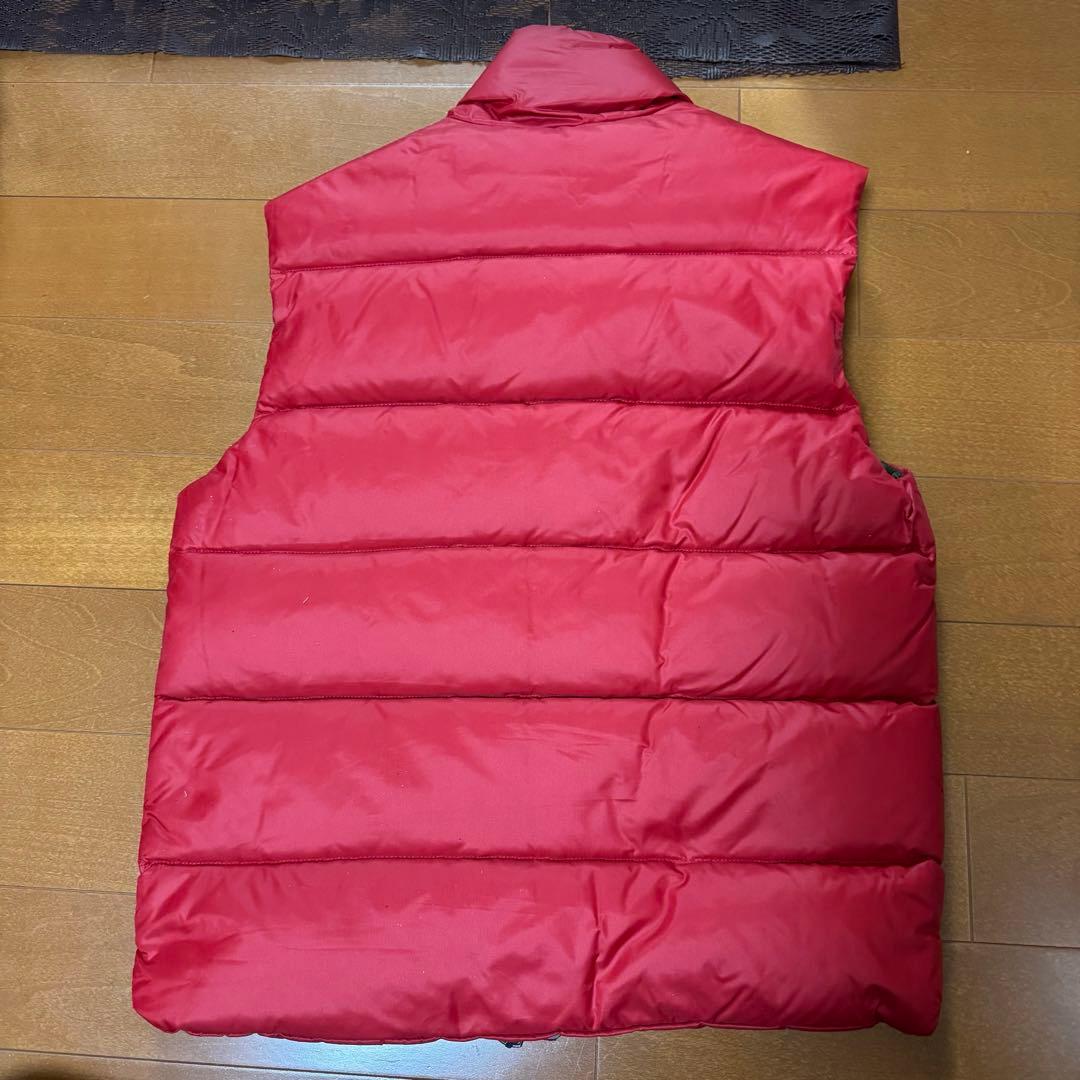MONCLER ダウンベスト レッド