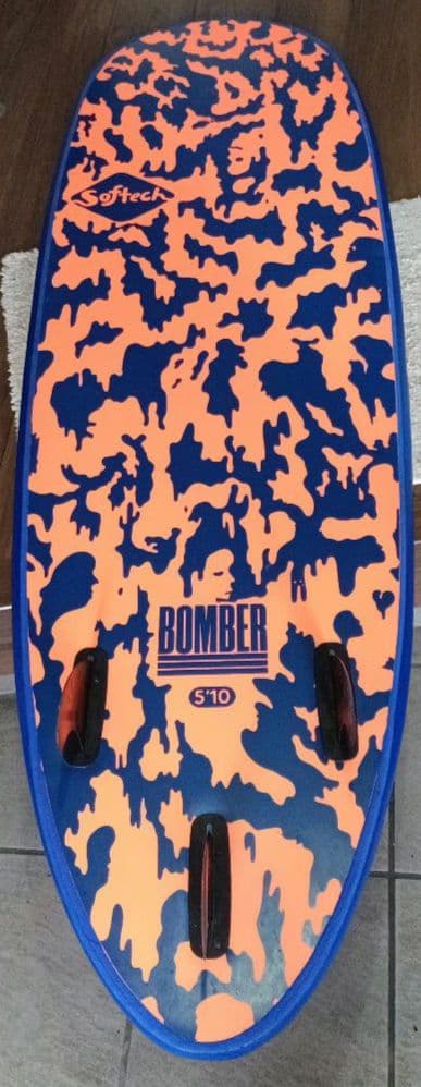 SOFTECH ソフテック BOMBER ボンバー5'10\" 中古フィン無　手渡