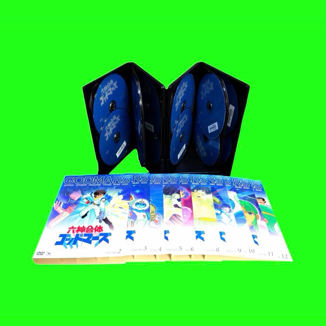 ケース付 六神合体ゴッドマーズ　DVD 全12巻+十七歳の伝説