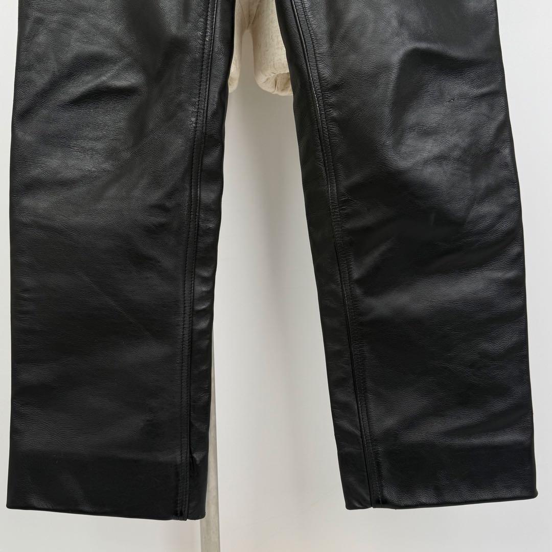 80s 90s USA製 w34 TALON 牛革 レザーパンツ vintage