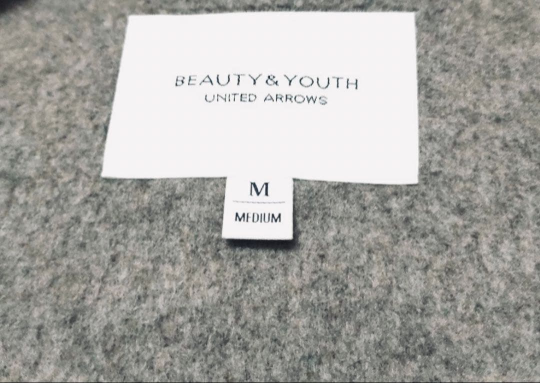 BEAUTY&YOUTHUNITEDARROWS ビーバーノーカラーロングコート
