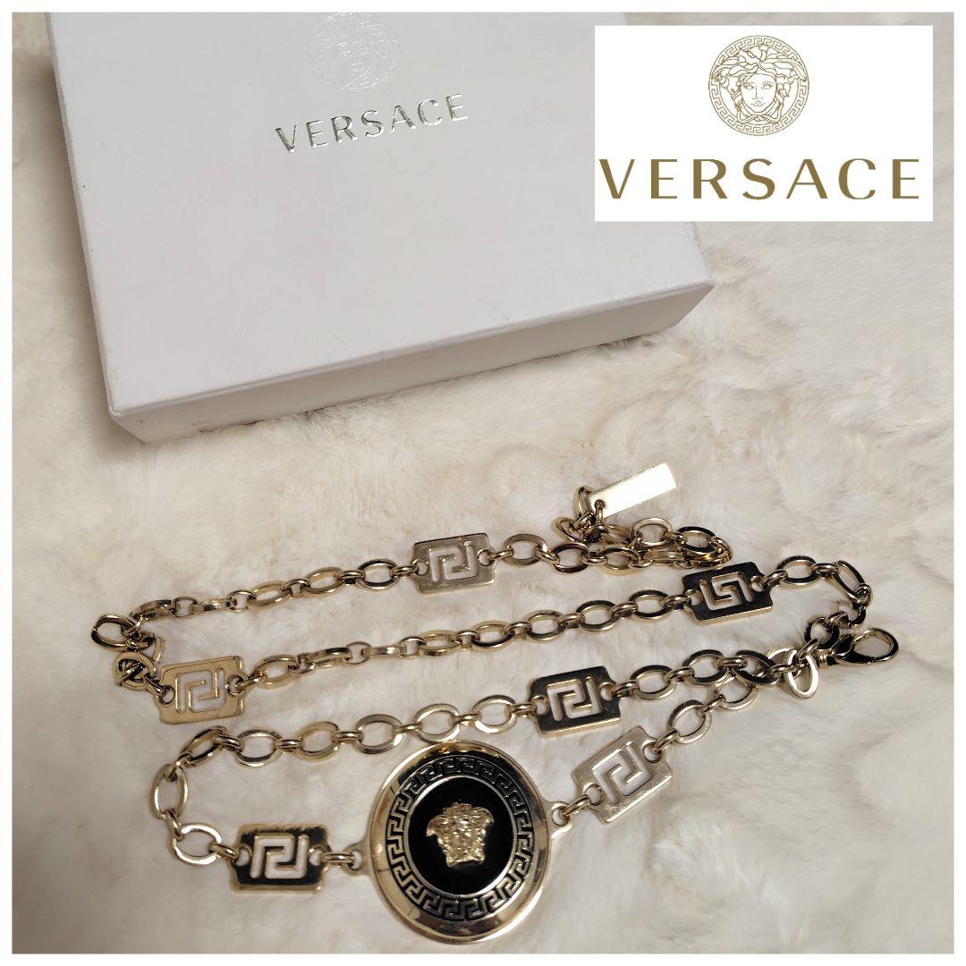 VERSACE　ネックレス　美品　グレカ　メデューサ