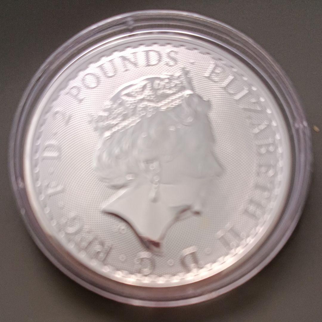 【エリザベス女王肖像】英国ブリタニア銀貨 1oz. 2021年版