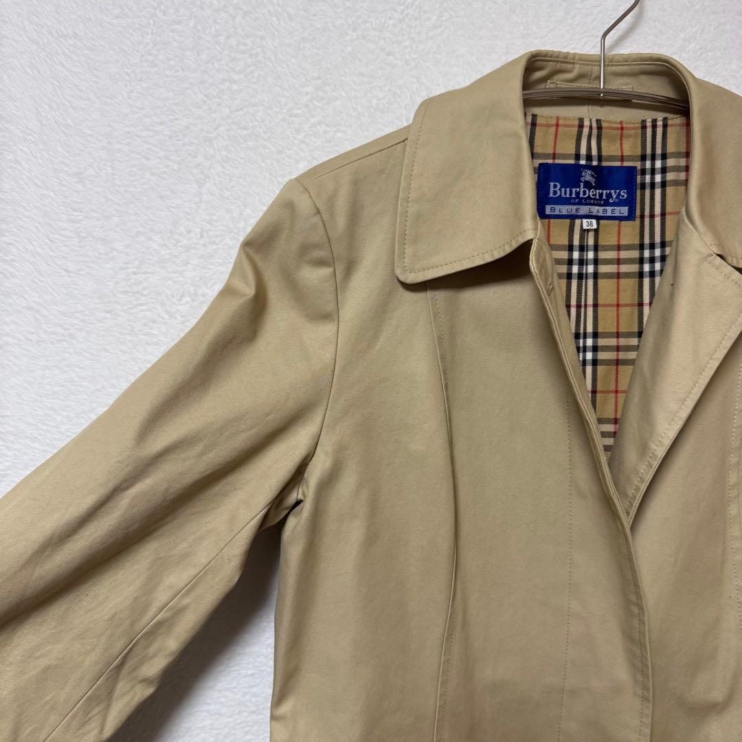 Burberry トレンチコート ノバチェック M ステンカラーコート