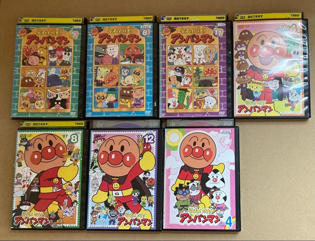 それいけ!アンパンマン レンタル落ち　DVD 15枚　セット