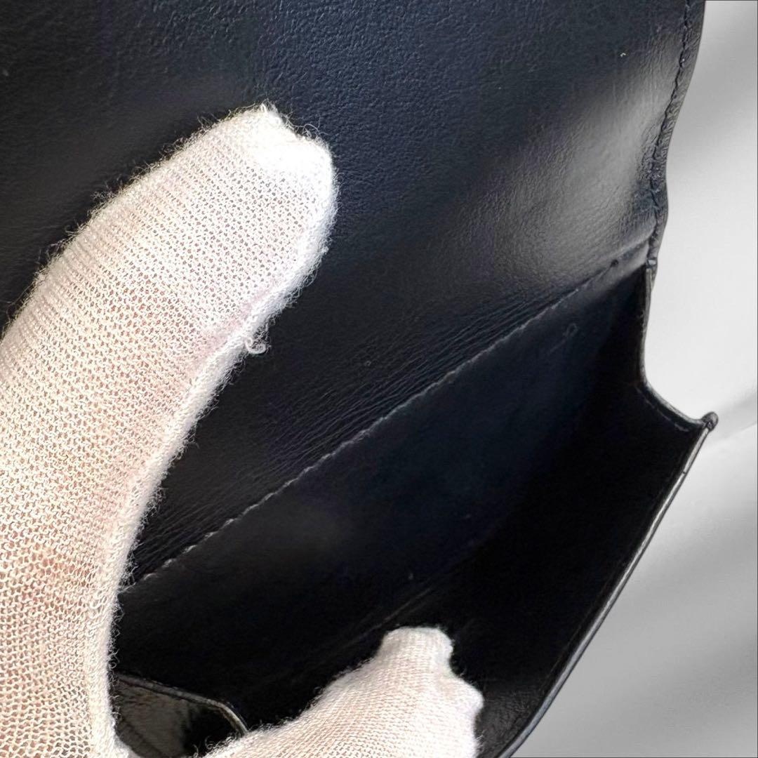 極上美品✨ LOEWE アナグラム バーティカル ウォレット スモール ブラック