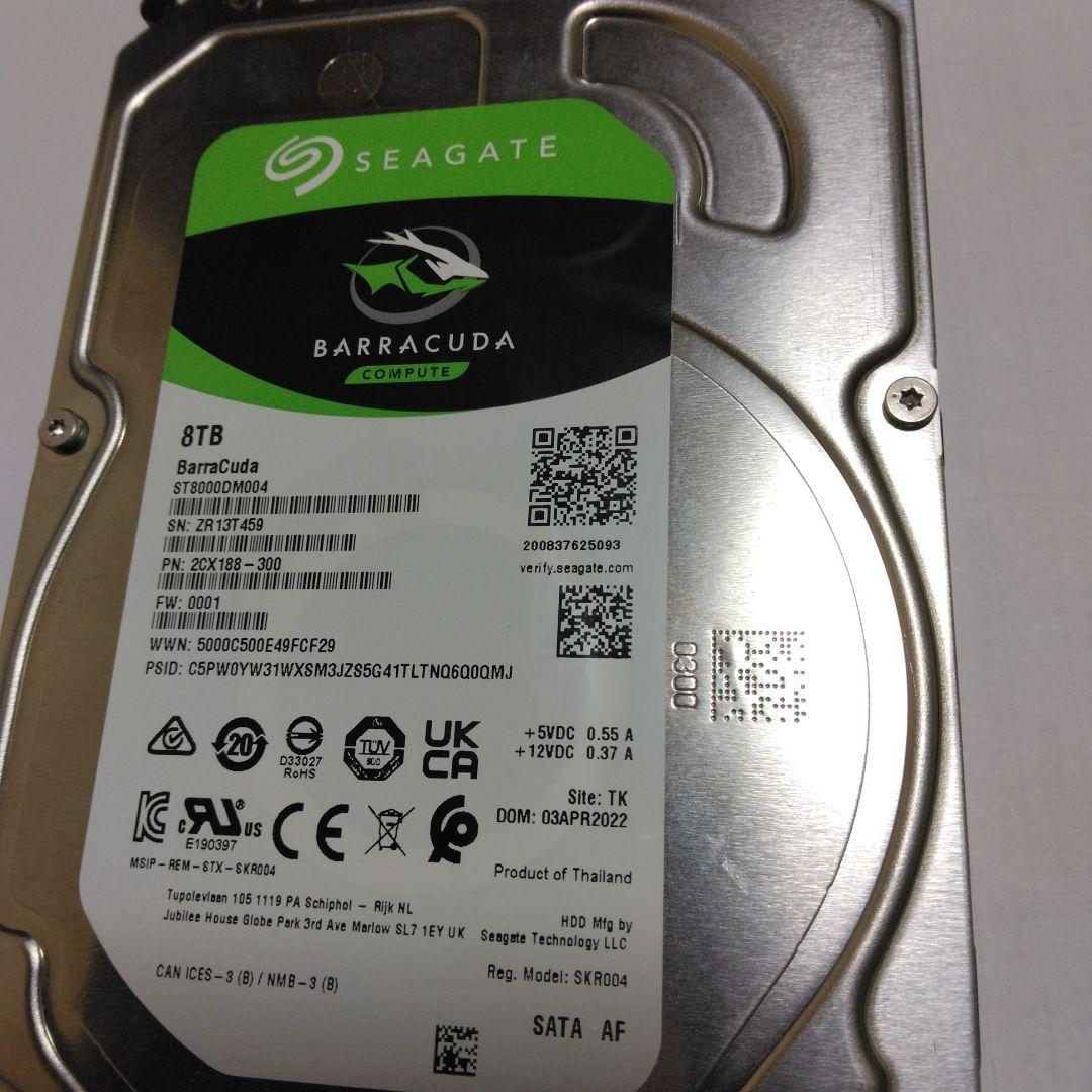 内蔵用HDD ST8000DM004 8TB