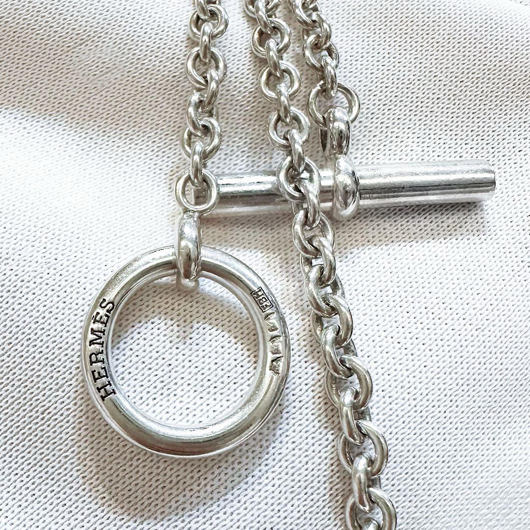 エルメス HERMES エシャペ ロング ネックレス チェーン