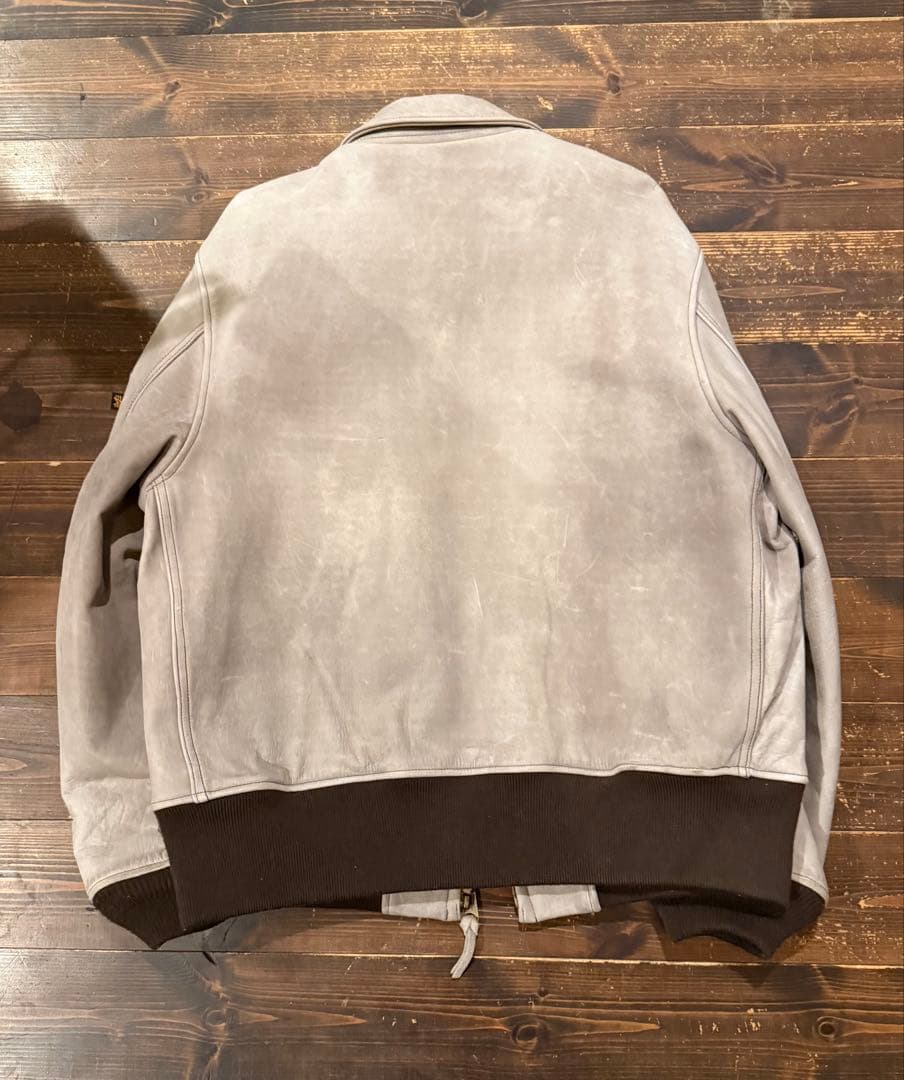 Alpha Industries CWU-45Pレザーフライトジャケット