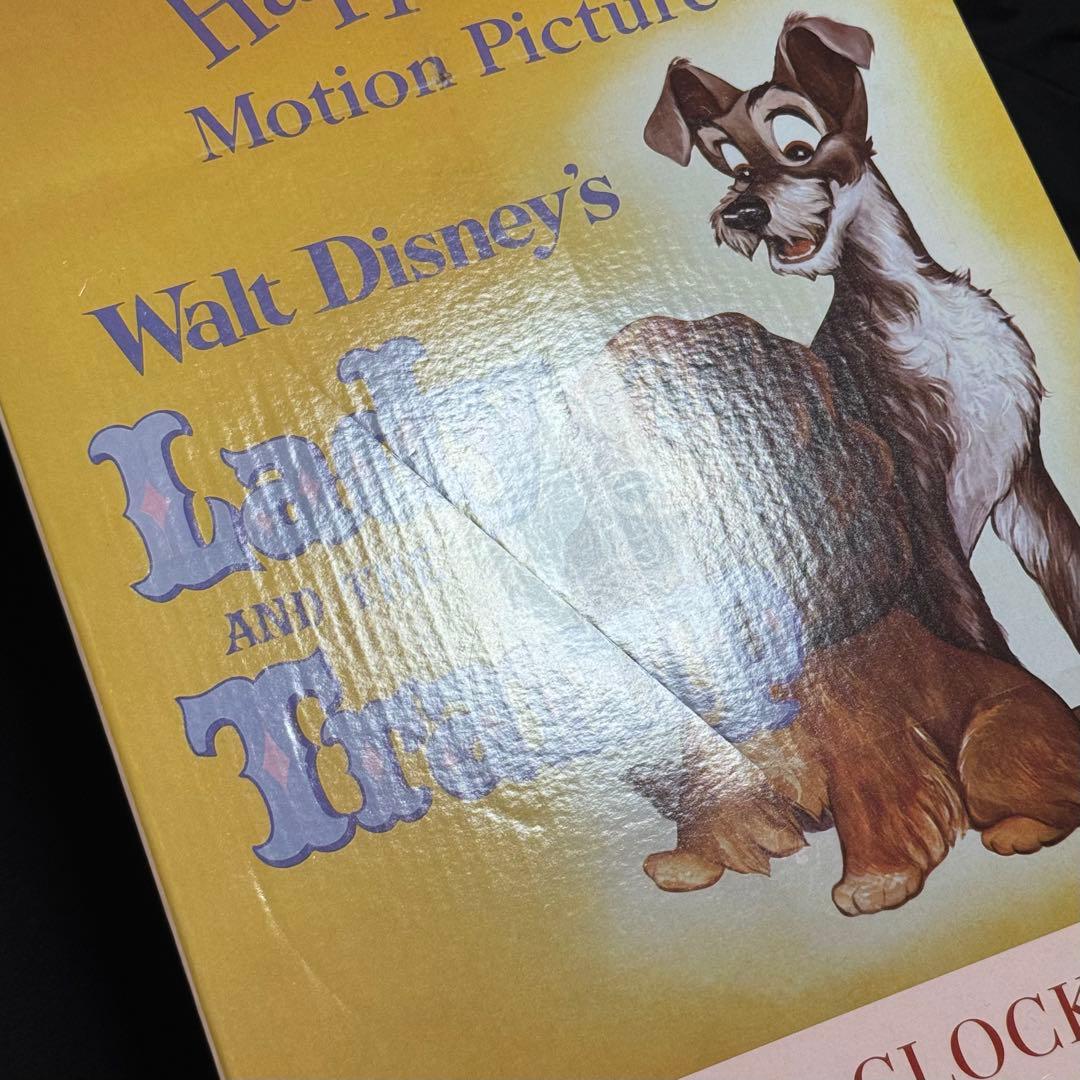 わんわん物語 時計 ライトアップ LADY AND THE TRAMP 70TH