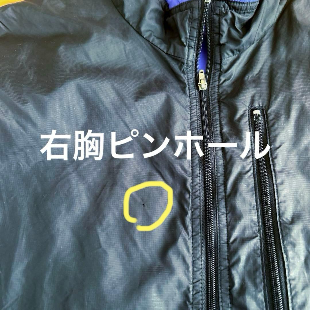 patagonia パフボール ベスト 黒×青紫 XXL ビッグサイズ