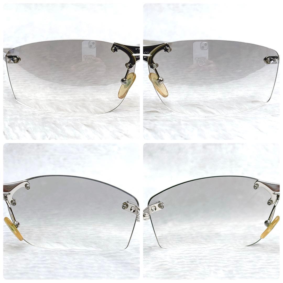 小物 Dior Rimless Star Logo Sunglasses Y2K