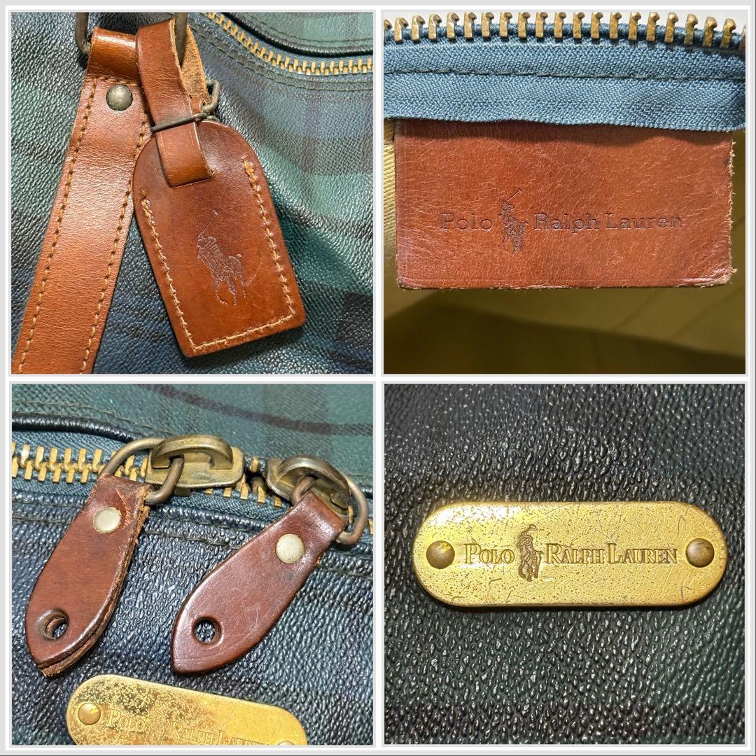 POLO RALPH LAUREN 2wayボストンバッグ ブラックウォッチ