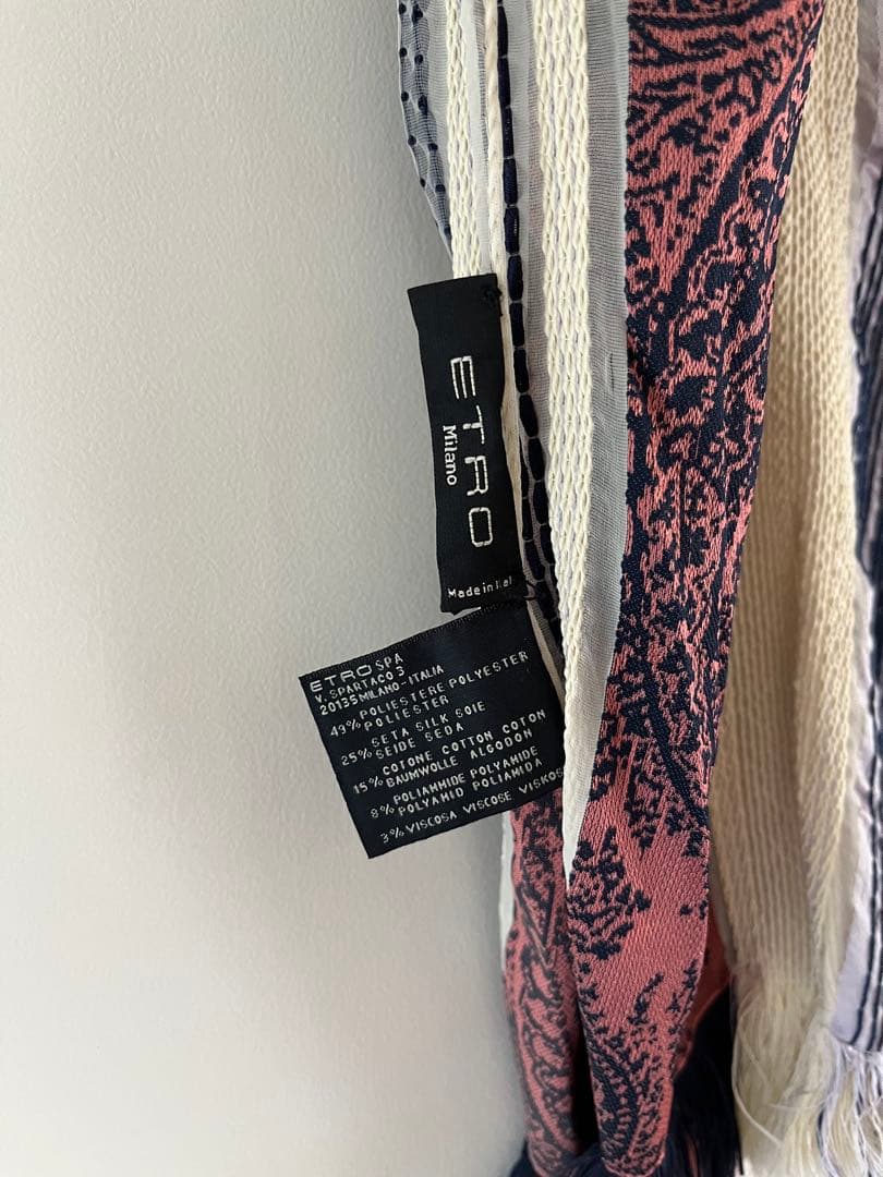 未使用に近い　ETRO ストール