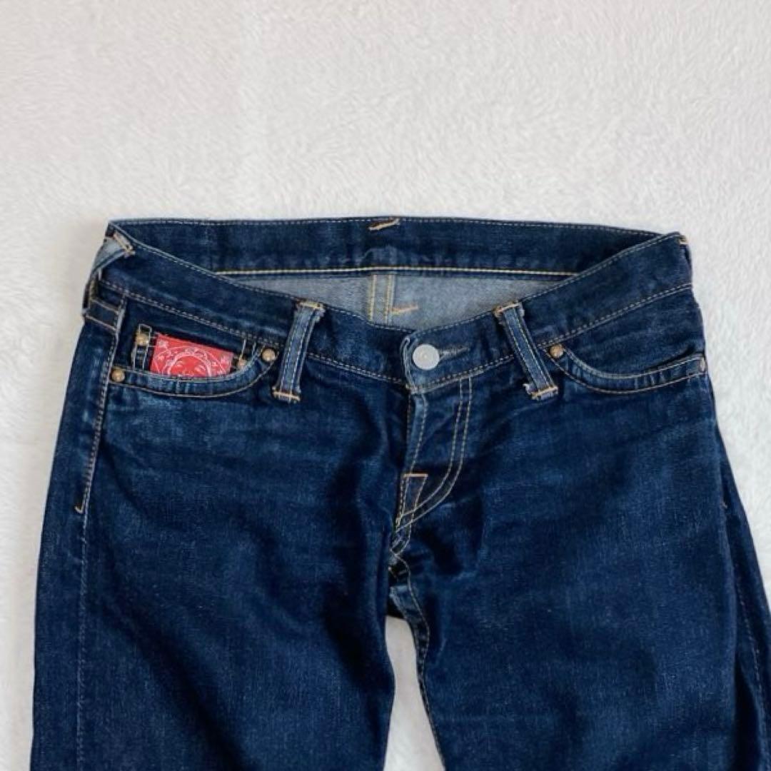 EVISU DONNA ジーンズ ローライズデニム ピンクカモメ　エヴィスy2k