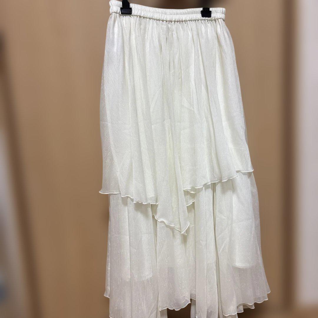 LILY BROWN スカート　カーディガン　セット