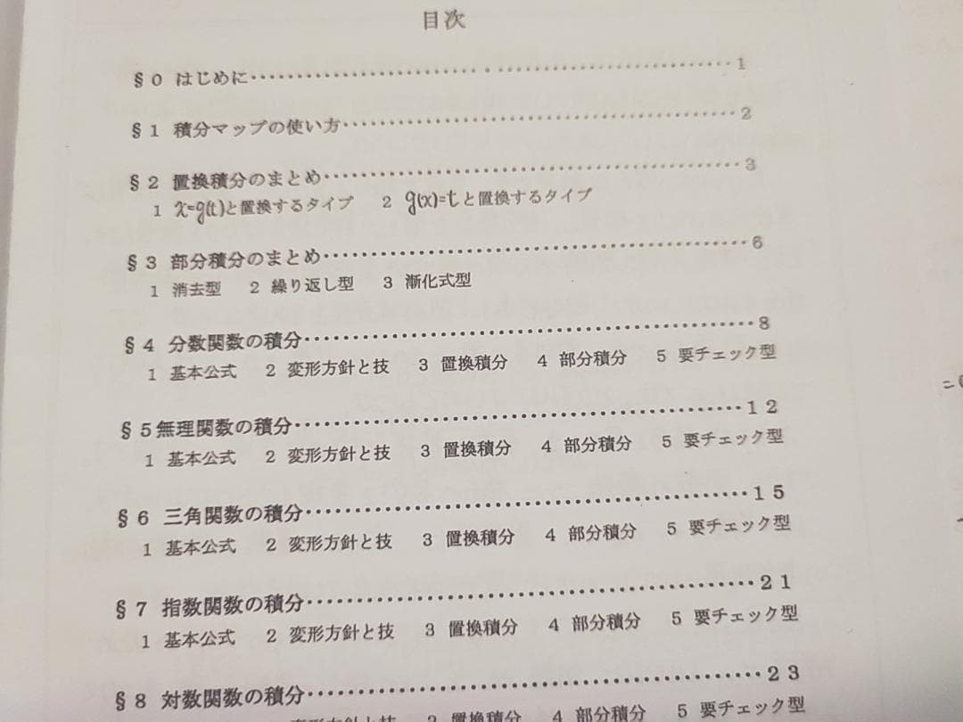 河合塾の池谷先生による数Ⅲ必勝チェックプリントセット　鉄緑会　駿台　数学